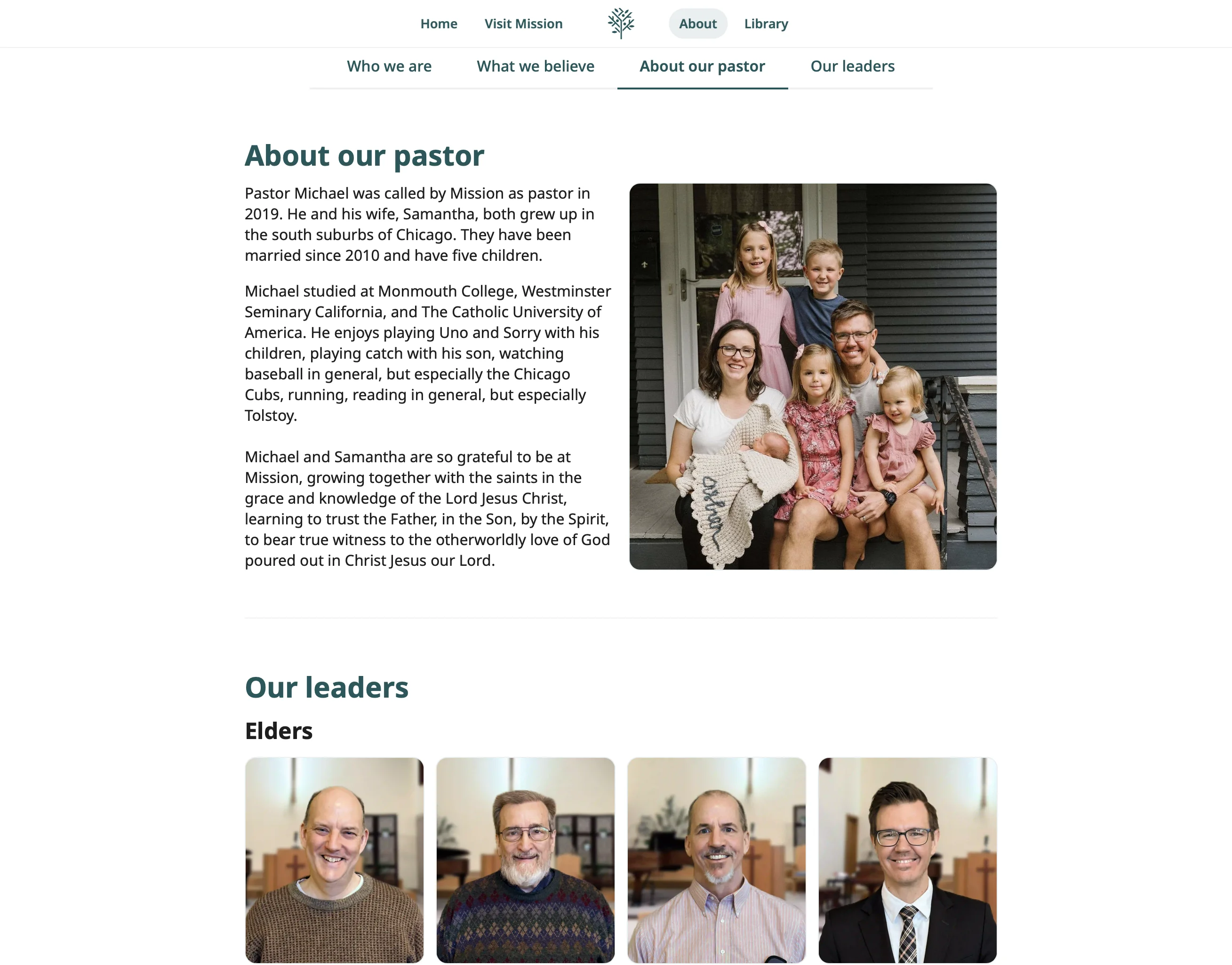 Mission OPC — About page