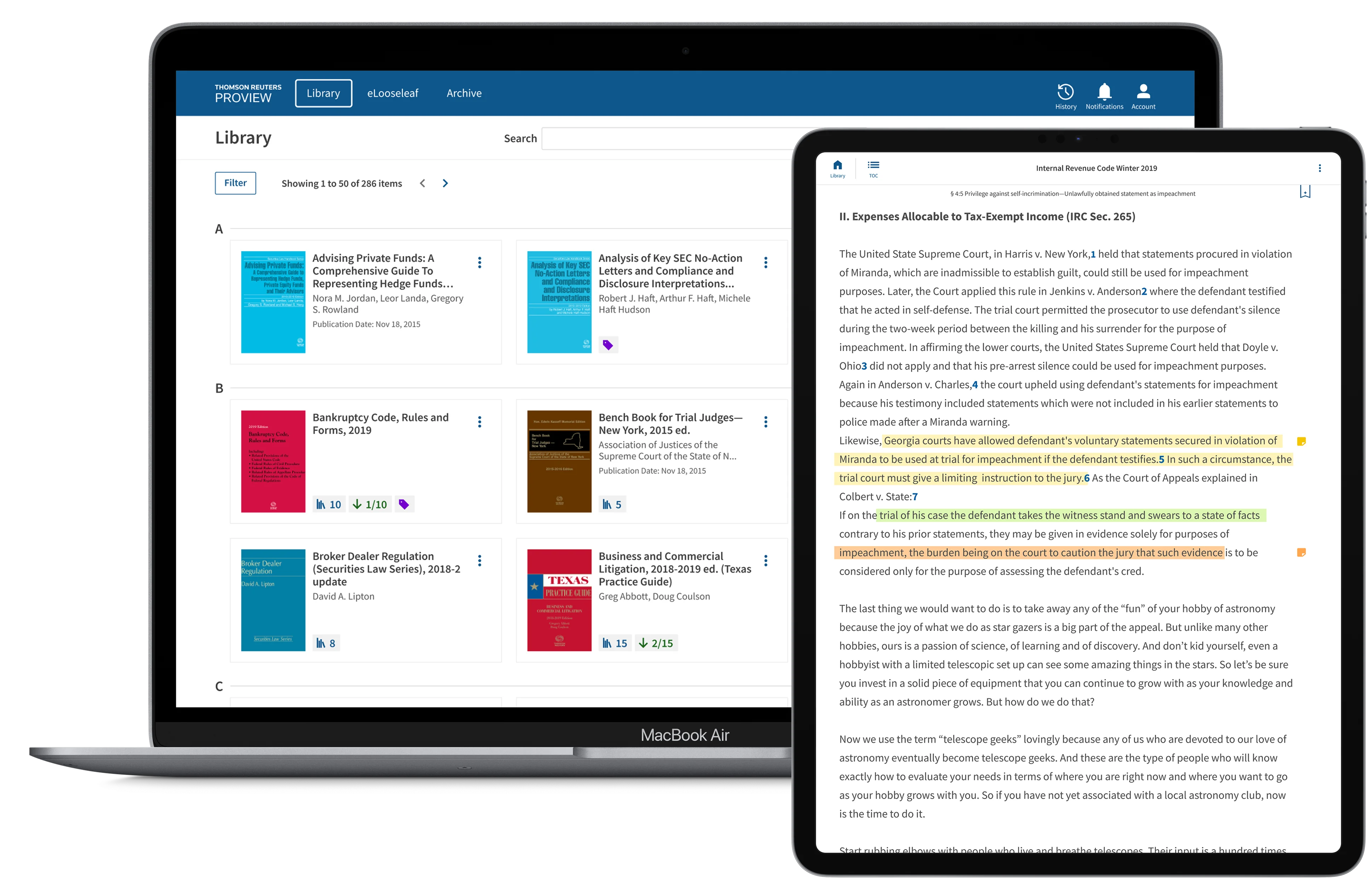 ProView progressive web app interface overview